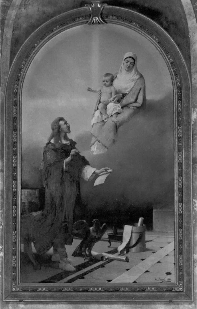 Madonna con Bambino e San Giovanni Evangelista - Bricherasio, Torino
